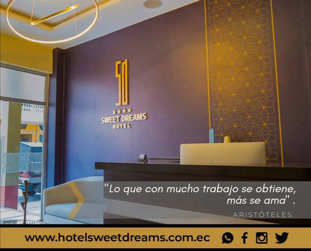 Imagen del lobby del hotel SweetDreams en La Troncal